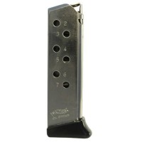 ther PPK/S Magazine .380 ACP 7 Rounds Finger Rest Steel Nickel 2246012 Ammo