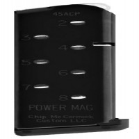  Products 16131C Power Mag Black Detachable 8rd 45 ACP For 1911 Government  Ammo