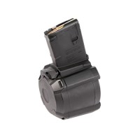 pul MAG576BLK PMAG D60 GEN M3 Black Drum 60rd 223 Rem 5.56x45mm NATO For AR15 M16 M4  Ammo