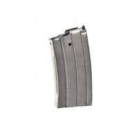 Mag RUGA1N Standard Nickel Detachable 20rd For 223 Rem 5.56x45mm NATO Ruger Mini14  Ammo