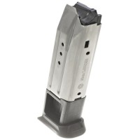 er 90514 American Pistol 10rd Magazine Fits Ruger American Pistol 9mm Luger Nickel  Ammo