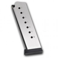  Sauer 1911 45 ACP 8 Round Stainless Steel Finish Magazine MAG-1911-45-8 Ammo